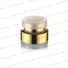 Winpack Factory Sale Shiny Gold Acrylic Jar for Cream Cosmetic Packaging 30g 50g